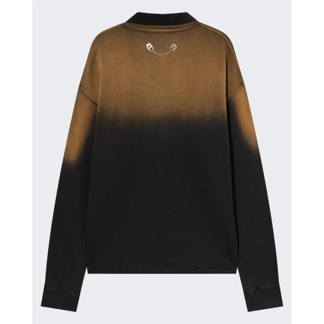 Off White Heren laundry fleece l/s polo OMAD00NF25FLE007-8585 large