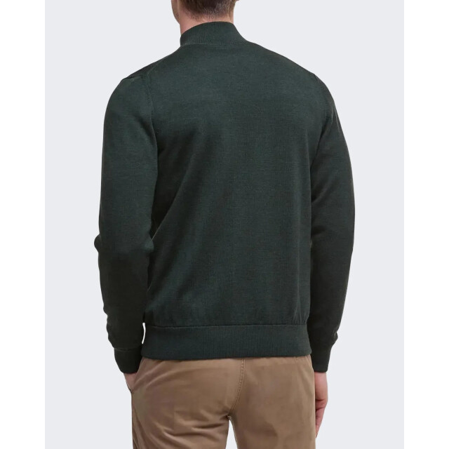 Barbour Heren gamlin half zip olive MKN1213-OL51 large