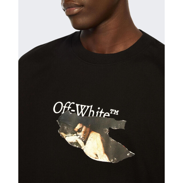 Off White Heren paint arrow skate s/s tee OMAA120F25JER00U-1001 large