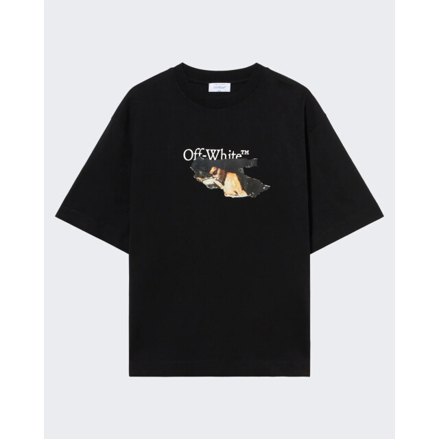 Off White Heren paint arrow skate s/s tee OMAA120F25JER00U-1001 large