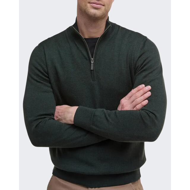 Barbour Heren gamlin half zip olive MKN1213-OL51 large