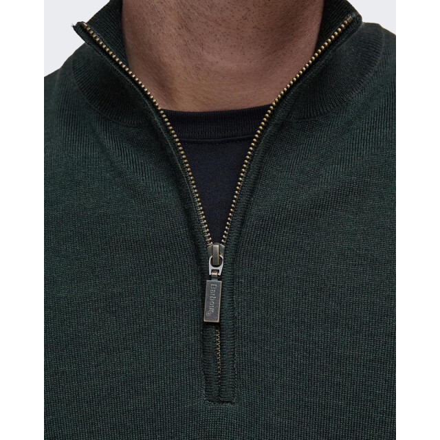 Barbour Heren gamlin half zip olive MKN1213-OL51 large