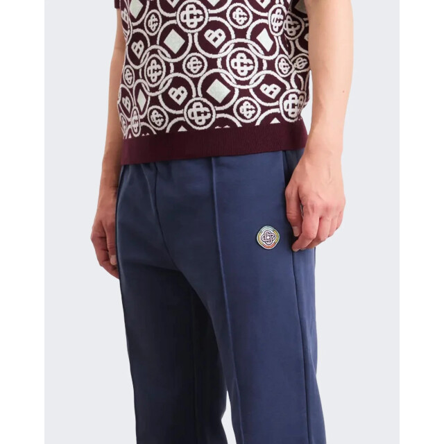 Casablanca Heren patch open hem jogger M-AW25-JTR-051-01 Navy large