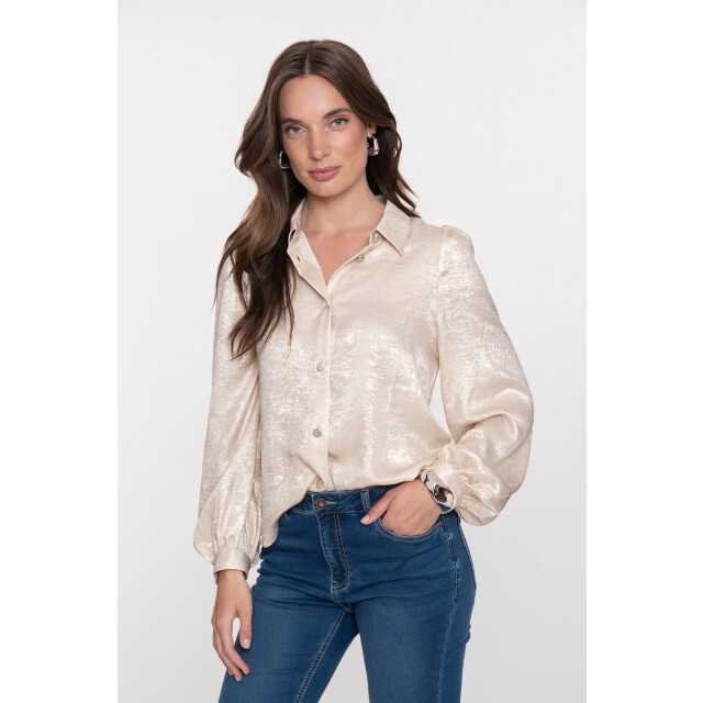 Geisha 53868-14 blouse shiny velvet look 53868-14 large