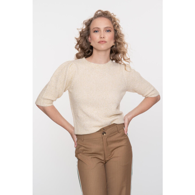 Geisha pullover lurex 54848-14 10 off-white/gold 06712.112.0092 large
