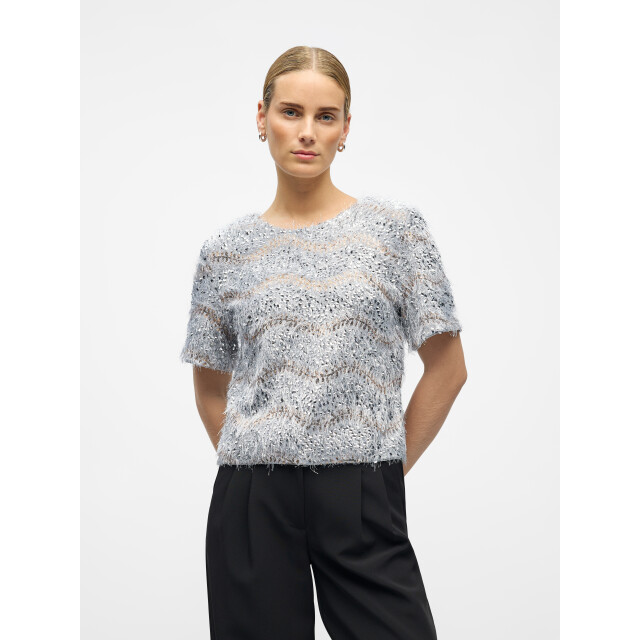Object objdana s/s re top 141 23047728 light grey melange 06011.910.0007 large