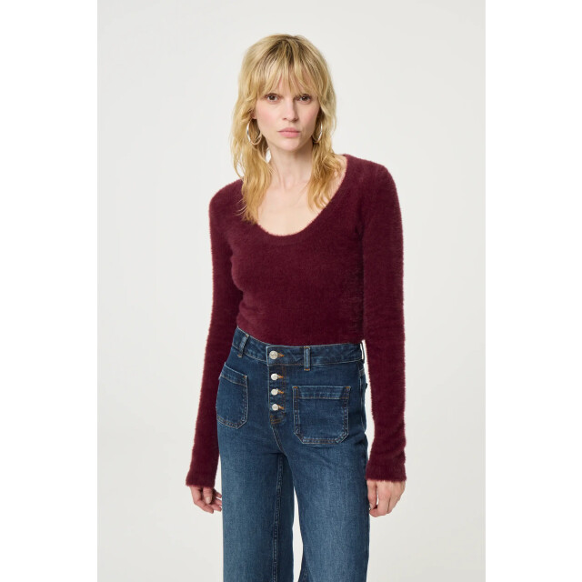 Fabienne Chapot Fc kate top burgundy FC Kate Top Burgundy large