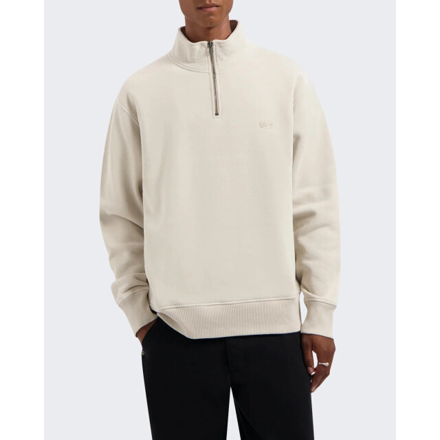 Olaf Hussein Heren signature zip M990204-Cement large