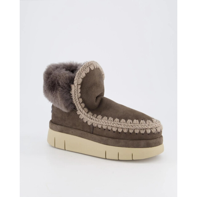 Mou Dames bounce welt boot furry collar FW751002A-CHA large