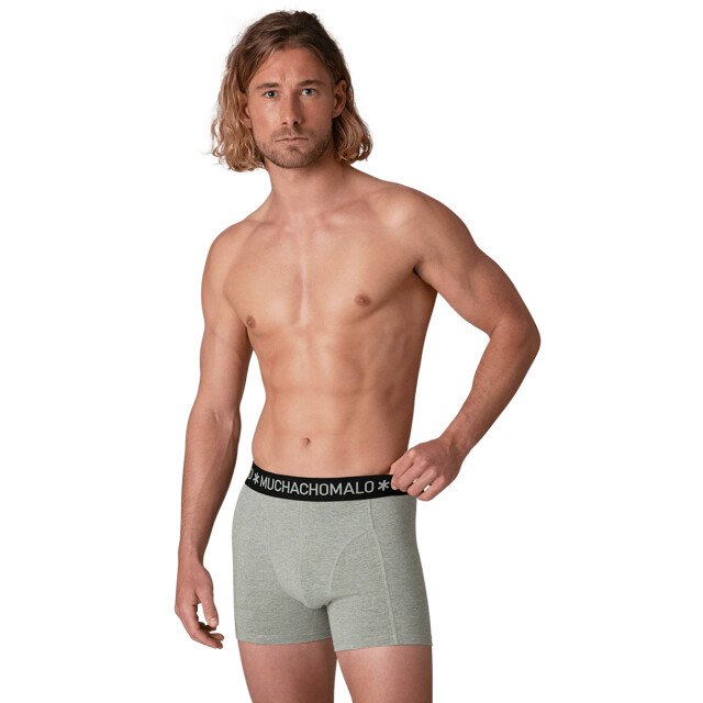 Muchachomalo Heren 12-pack boxershorts print/effen U-GOLDEN1010-16 large Muchachomalo Heren 12-pack boxershorts print/effen U-GOLDEN1010-16 large