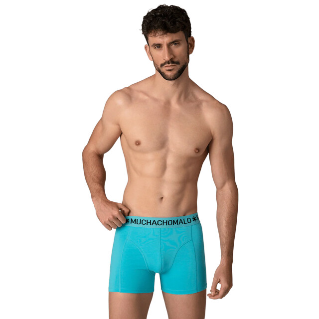 Muchachomalo Heren 12-pack boxershorts print/effen U-GOLDEN1010-17 large