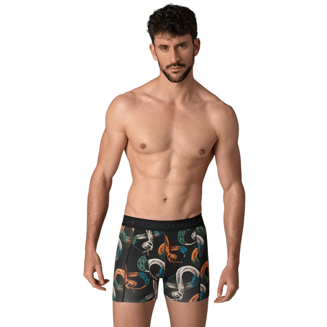 Muchachomalo Heren 12-pack boxershorts print/effen U-GOLDEN1010-16 large Muchachomalo Heren 12-pack boxershorts print/effen U-GOLDEN1010-16 large