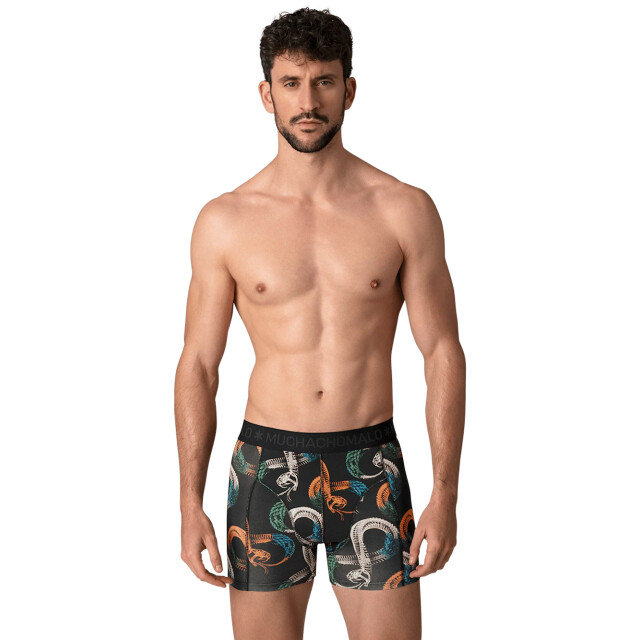 Muchachomalo Heren 12-pack boxershorts print/effen U-GOLDEN1010-16 large Muchachomalo Heren 12-pack boxershorts print/effen U-GOLDEN1010-16 large