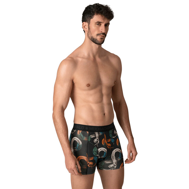 Muchachomalo Heren 12-pack boxershorts print/effen U-GOLDEN1010-16 large Muchachomalo Heren 12-pack boxershorts print/effen U-GOLDEN1010-16 large