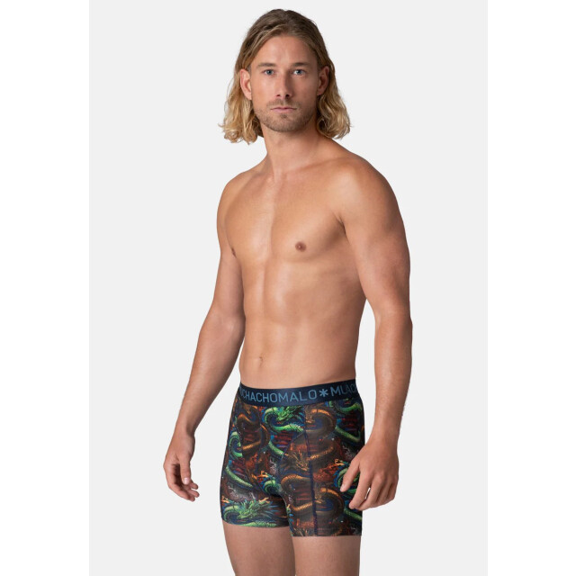 Muchachomalo Heren 2-pack boxershorts DRAGON1010-01 large Muchachomalo Heren 2-pack boxershorts DRAGON1010-01 large