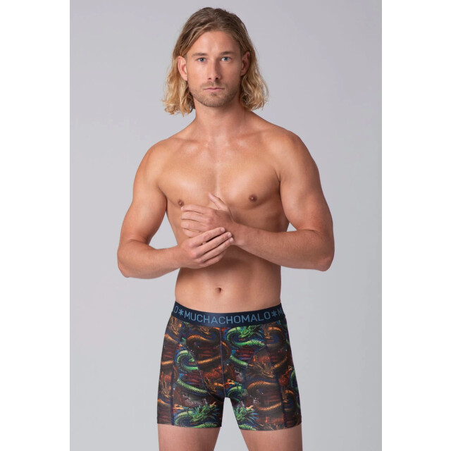 Muchachomalo Heren 2-pack boxershorts DRAGON1010-01 large Muchachomalo Heren 2-pack boxershorts DRAGON1010-01 large
