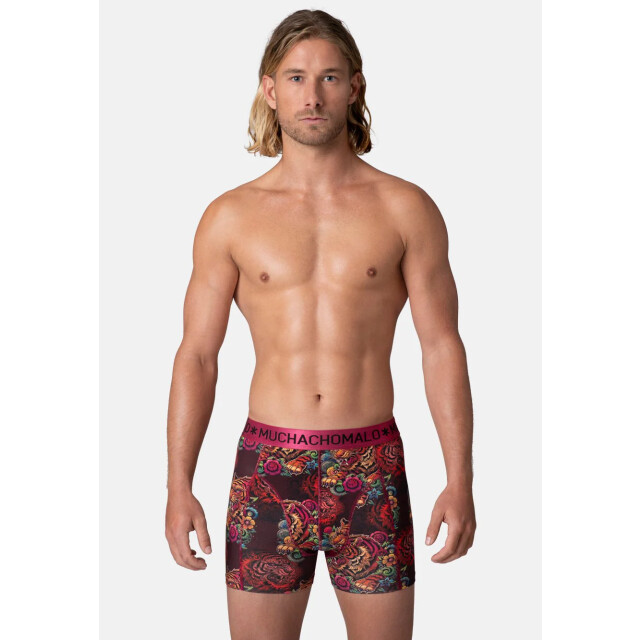 Muchachomalo Heren 2-pack boxershorts TIGER1010-01 large Muchachomalo Heren 2-pack boxershorts TIGER1010-01 large