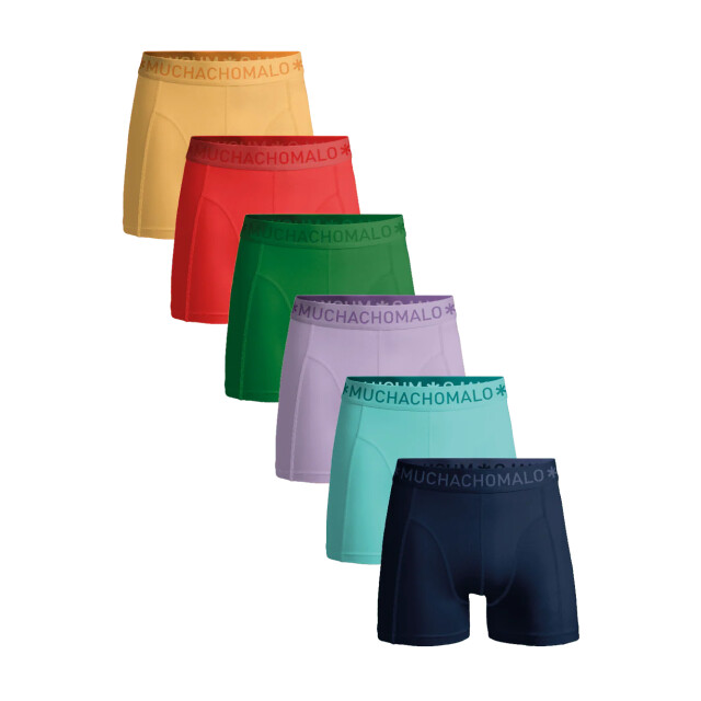 Muchachomalo Heren 6-pack boxershorts U-SOLID1010-1181 large