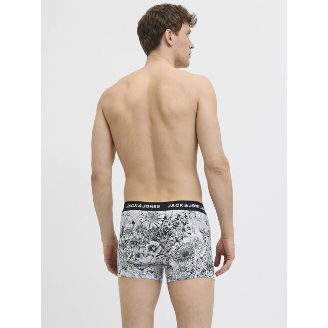 Jack & Jones Heren boxershorts trunks jacadrian 3-pack gebloemd 12283382 large