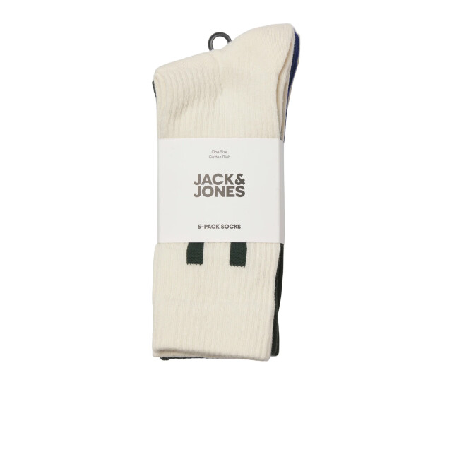 Jack & Jones Jongens sportsokken jackai tennissokken 5-pack multicolor 12280317 large