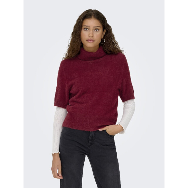 Only Onlpiumo ss highneck knt wijn 4382.43.0024 large