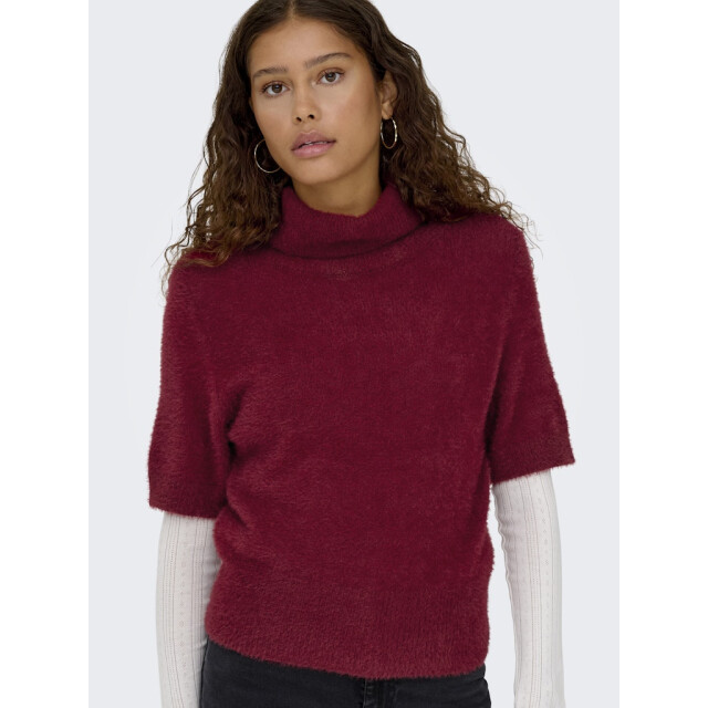 Only Onlpiumo ss highneck knt wijn 4382.43.0024 large