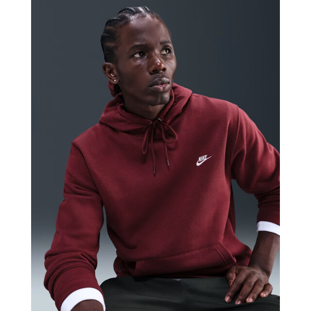 Nike club men's pullover fleece hoo hoodie heren - 073000_600-L large