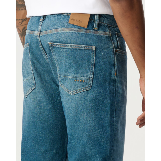 J.C. Rags Jaden beated green blue jeans 100015-001-34/34 large