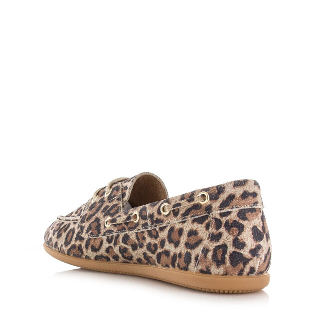 DWRS Label Dwrs latty leopard mocassins cognac mocassins dames B11927-03 8808 large