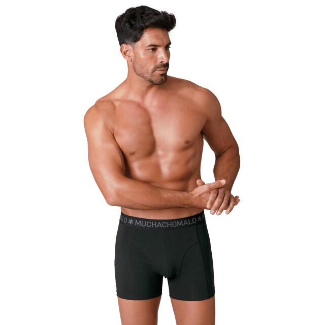 Muchachomalo Heren 12-pack boxershorts print/effen U-GOLDEN1010-14 large