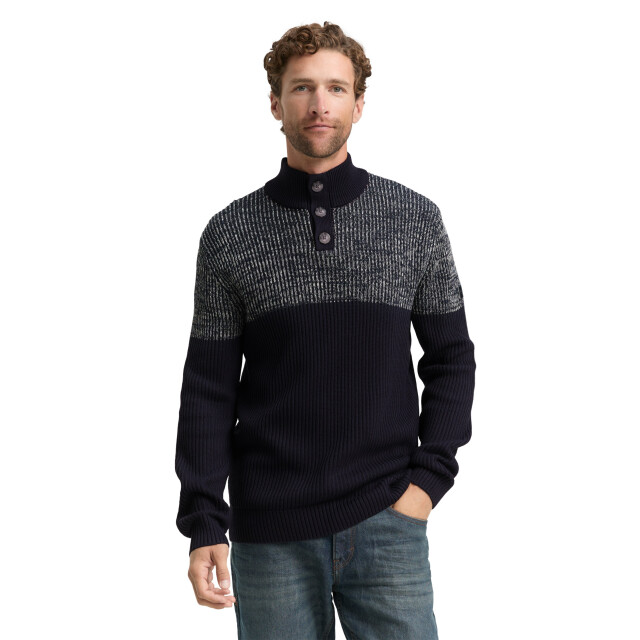 Tom Tailor Plated knit troyer 1048747 large