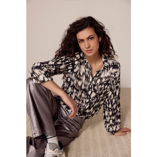 Tramontana Blouse print blacks C39-18-301-009998 large
