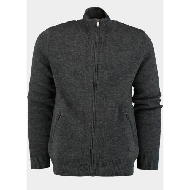 Innocente Vest vest met zakken inct 1152/antra melé 191376 large