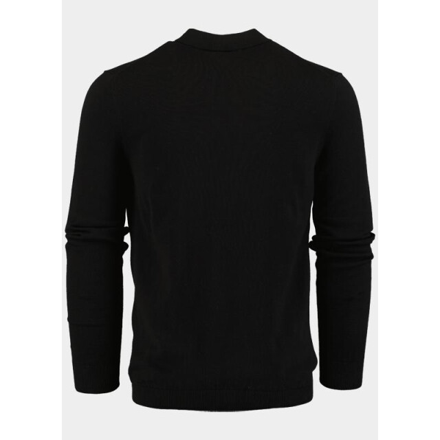 Bos Bright Blue Turtle neck tex mockneck pull 25305te06/990 black 199335 large