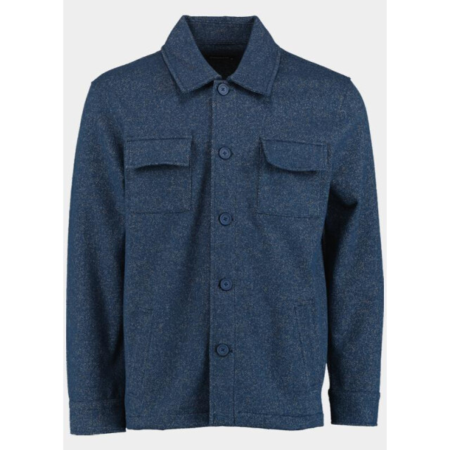 Innocente Overshirt met visgraatmotief inct 13810/navy 191371 large