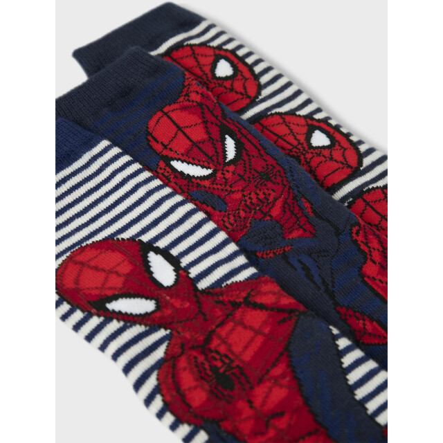 Name It Jongens sokken nmmadus 3-pack spider-man 13248160-Navy Blazer large