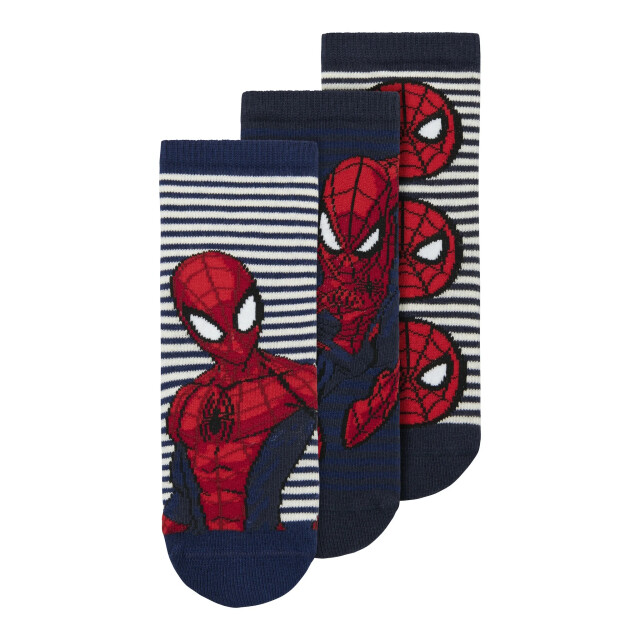 Name It Jongens sokken nmmadus 3-pack spider-man 13248160-Navy Blazer large