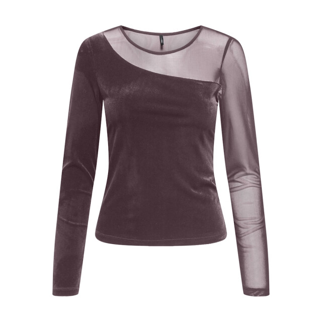 Only Onlsmooth ls mesh mix top box jrs bordeaux 4389.47.0023 large
