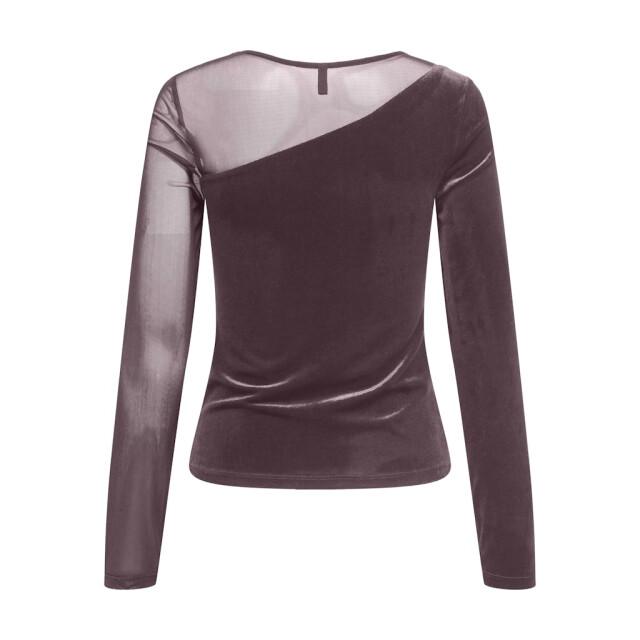 Only Onlsmooth ls mesh mix top box jrs bordeaux 4389.47.0023 large