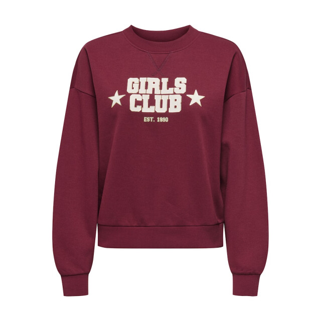 Only Onljo ls print box bf swt bordeaux 4209.47.0021 large