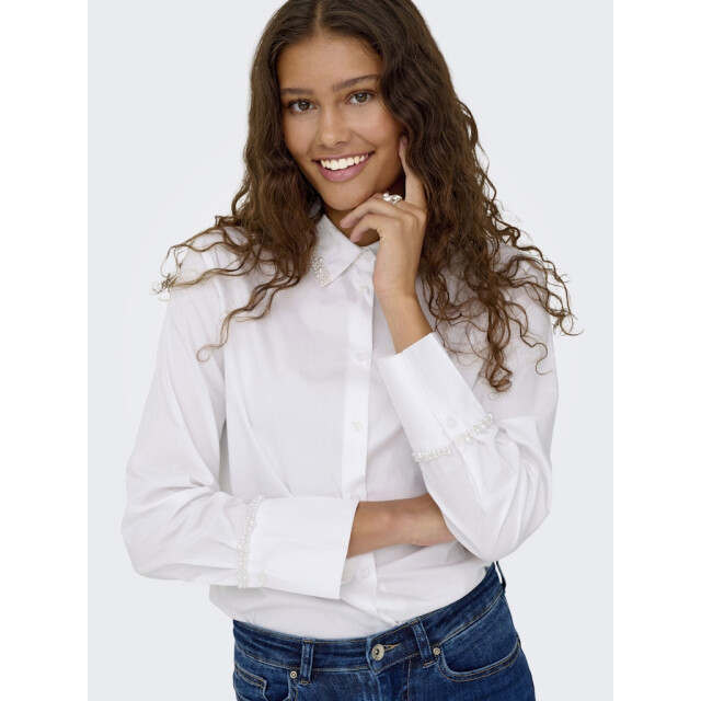 Only Onlbecs pearl fitted shirt wvn - 4309.01.0027 large