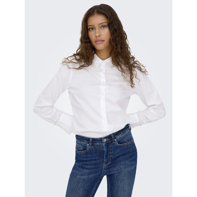 Only Onlbecs pearl fitted shirt wvn - 4309.01.0027 large