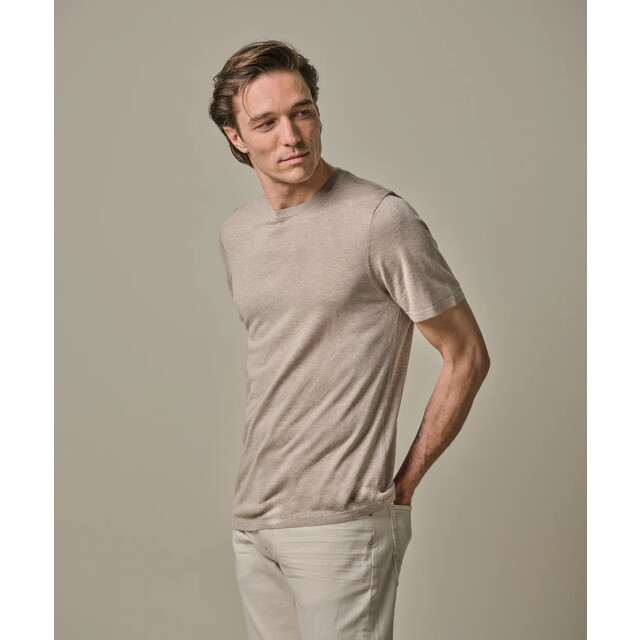 Profuomo Ppwt30001c prufuomo t-shirt crew neck ss beige PPWT30001C large