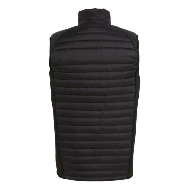 Regatta Heren navigate gewatteerd hybride gilet UTLT225_blacklimegreen large