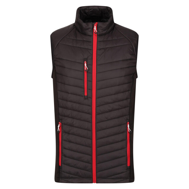 Regatta Heren navigate gewatteerd hybride gilet UTLT225_blackclassicred large