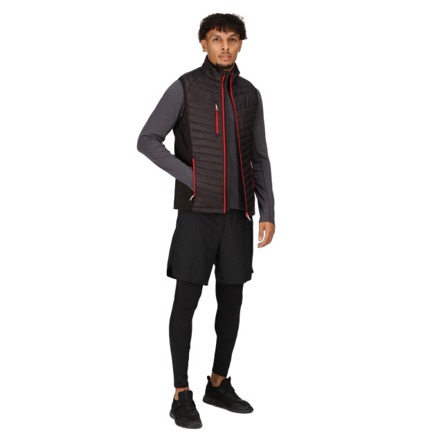 Regatta Heren navigate gewatteerd hybride gilet UTLT225_blackclassicred large