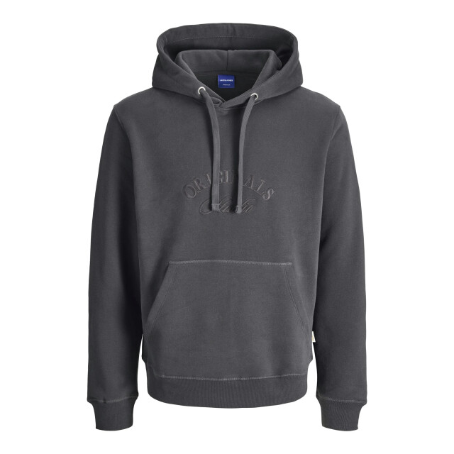 Jack & Jones Heren hoodie jorbleecker donker 12285796-Asphalt JJ large