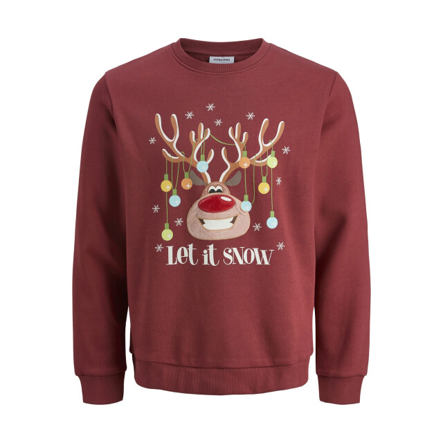 Jack & Jones Heren kersttrui jjchristmas 12279225-Brick Red large