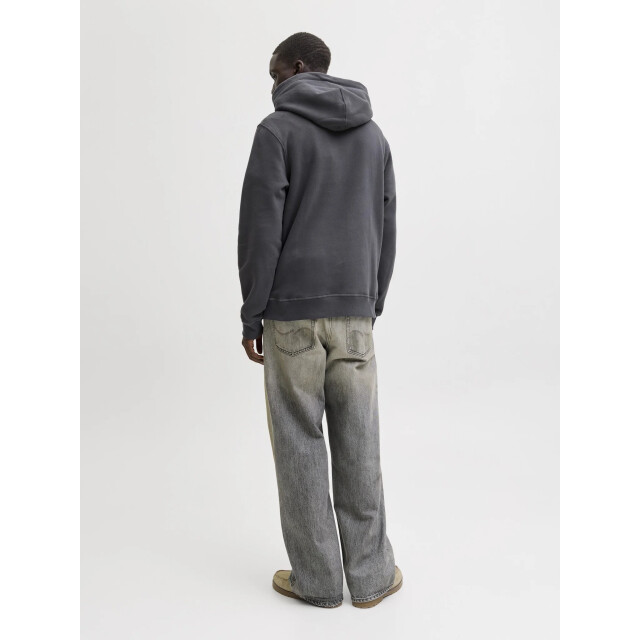Jack & Jones Heren hoodie jorbleecker donker 12285796-Asphalt JJ large