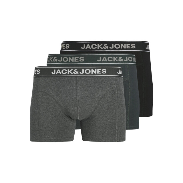Jack & Jones Heren boxershorts trunks jacblack friday 3-pack multicolor 12265404-Dark Grey Melange large